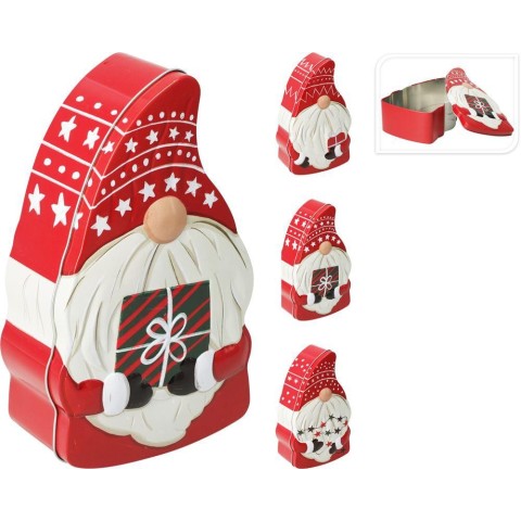 BARATTOLO LATTA GNOMO 20X10CM 3 ASSORTITI